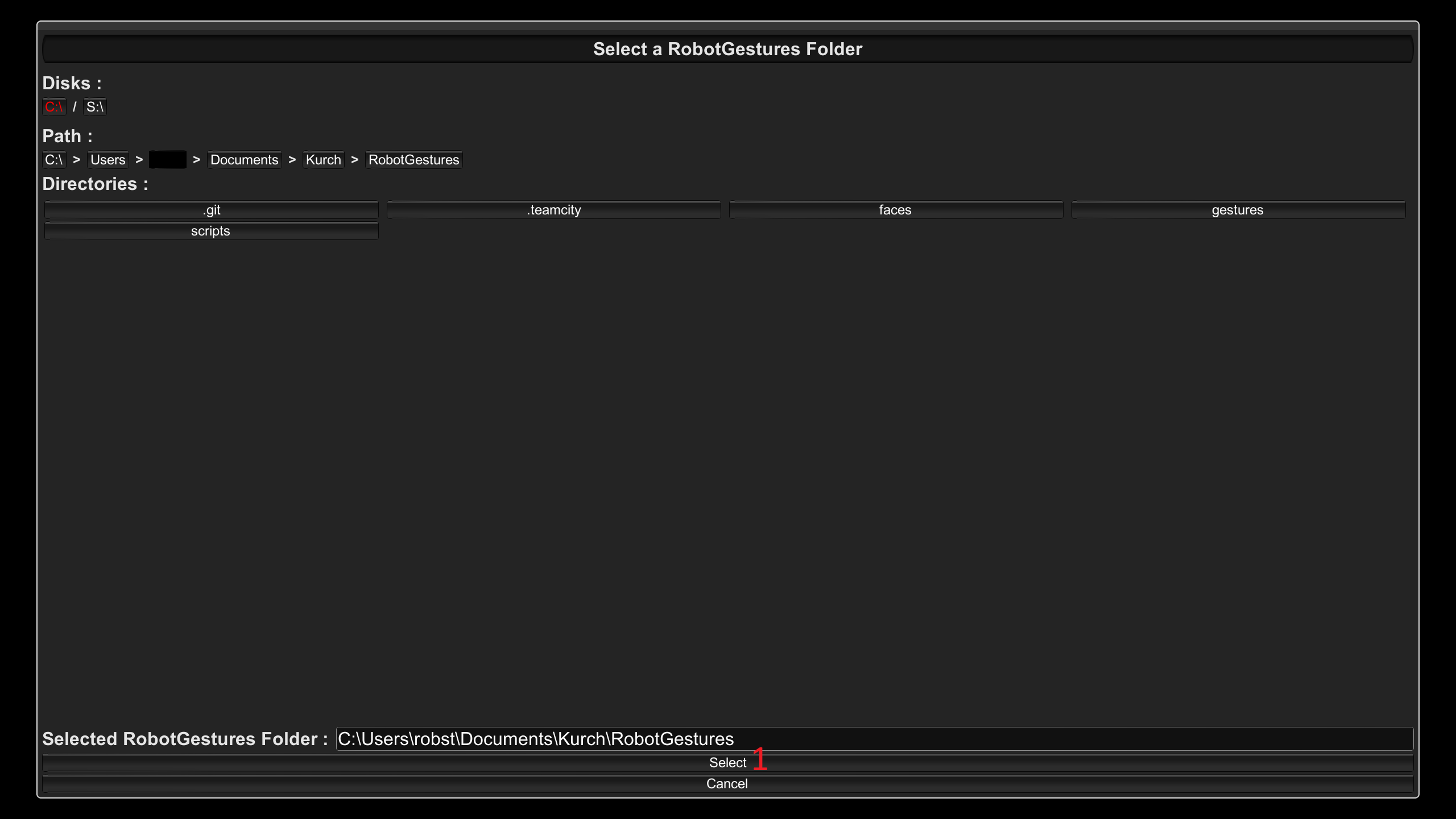 Выбор description.json